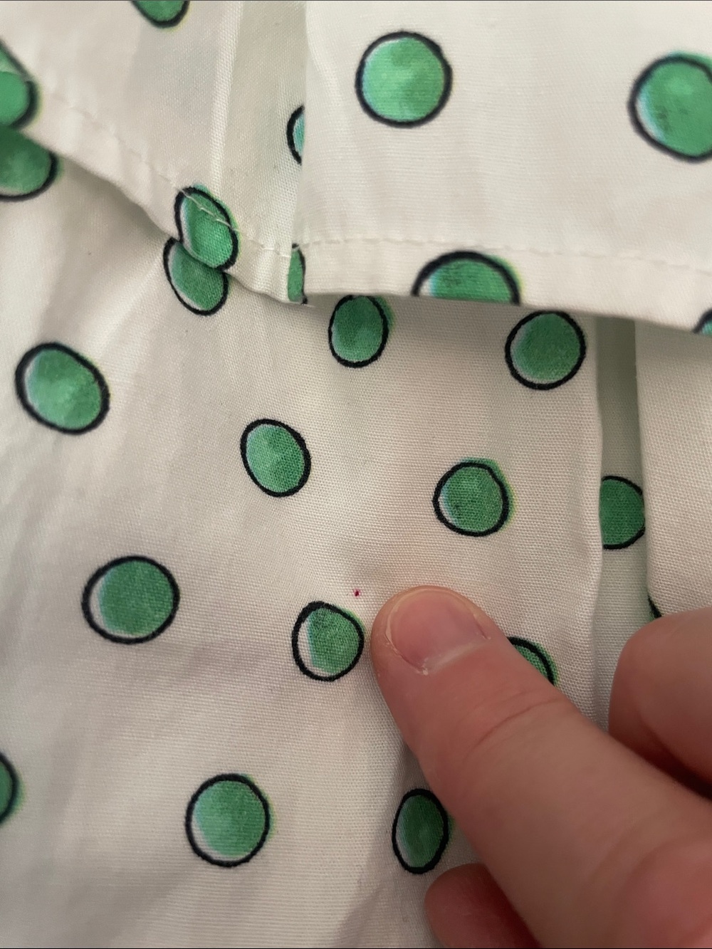 Roller Rabbit Siggy Green Circles Skirt - Picture 5 of 6